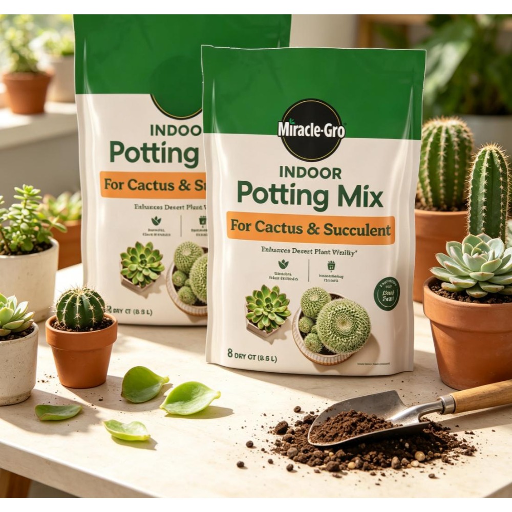 Cactus Mix Pot - 2'li Paket 8 Quart Hızlı Sızdıran