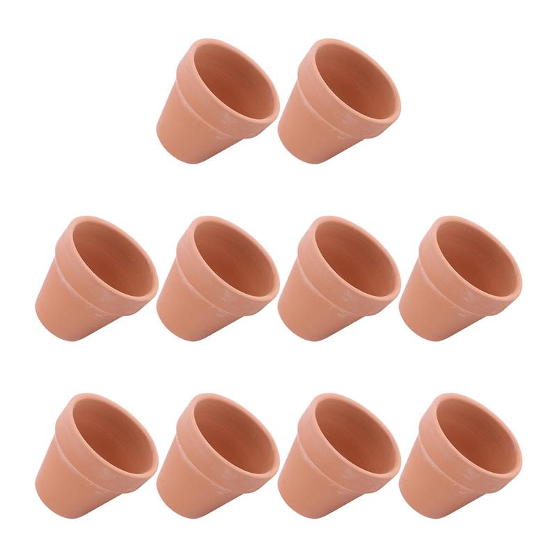 Cactus Mix Pot - 10 adet Mini toprak saksı bitkiler