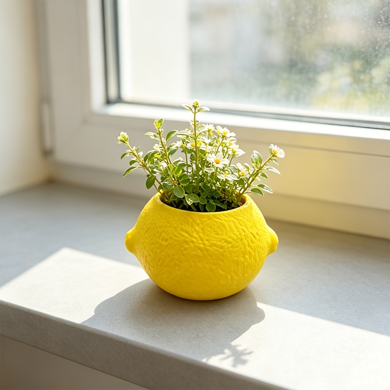 Limon Şeklinde Dekoratif Saksı - Cactus Mix Pot incelemesi ve fiyatı