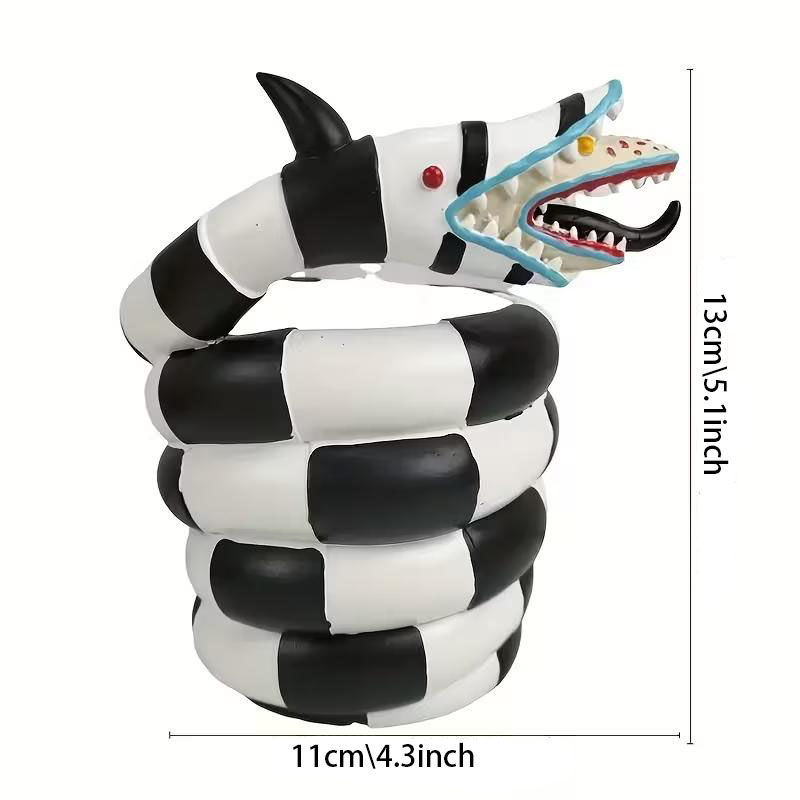 1 Parça Siyah Beyaz Yılan Şekl - Snake Plant Ceramic incelemesi ve fiyatı